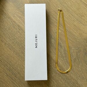 Mejuri - Bold Herringbone Chain Necklacce